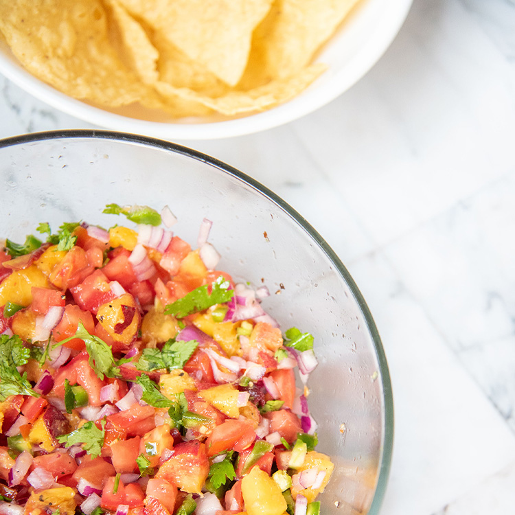 Fresh Georgia Peach Salsa